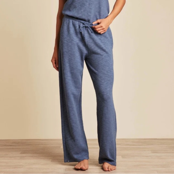 Barefoot Dreams Pants - Barefoot Dreams Malibu Collection Double Knit Pants in Lakeside Blue NWT